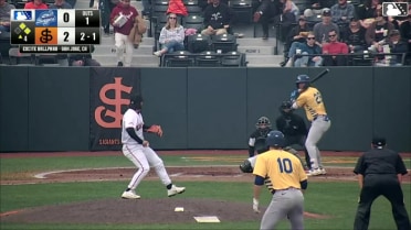 Easton Shelton homers (2) on a fly ball to right center field. Chase Harlan scores. Anson Aroz scores.