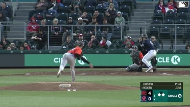 Brock Rodden singles on a ground ball to shortstop Osleivis Basabe. Colt Emerson scores. Brennen Davis to 2nd.