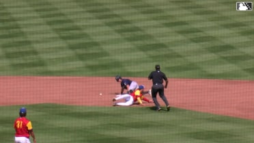 Brendan Jones steals 50th base