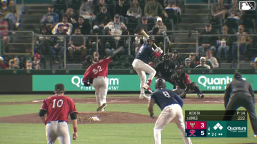 Nolan Jones hits a grand slam (5) to center field. Leo Rivas scores. Andy Ibáñez scores. Patrick Wisdom scores.