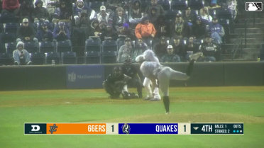 Robert Stephenson strikes out Teoscar Hernández