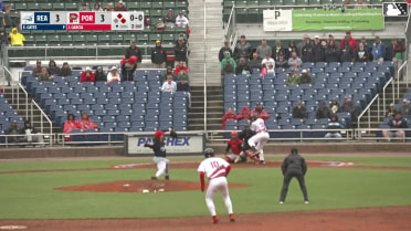 Johanfran Garcia singles on a sharp line drive to center fielder Dylan Campbell. Will Turner scores. Brooks Brannon to 2nd.