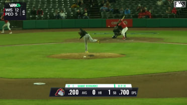 Sammy Hernandez homers (1) on a fly ball to left center field.