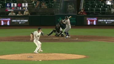 Cody Freeman homers (3) on a fly ball to left field.