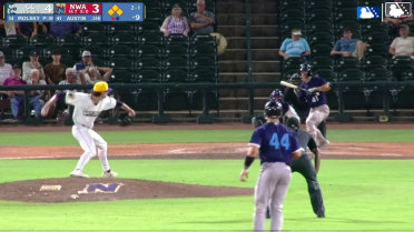 Trevor Austin out on a sacrifice bunt to pitcher Tommy Molsky. Jax Biggers scores. Jason Schiavone to 3rd. Drew Brutcher to 2nd.