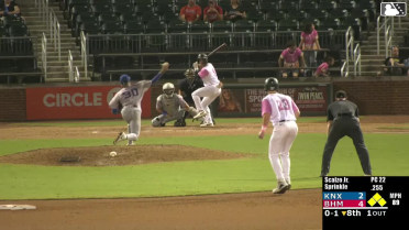 Jordan Sprinkle singles on a ground ball to shortstop Karson Simas. Ryan Burrowes scores. Jacob Burke out at 3rd, shortstop Karson Simas to first baseman Josiah Hartshorn to third baseman Angel Cepeda. Grant Magill to 2nd.