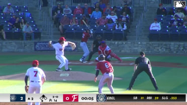 Brady Ebel homers (5) on a fly ball to right center field. Nick Monile scores.
