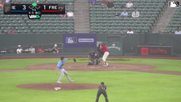 Jesus Freitez singles on a ground ball to first baseman Cesar Quintas. Carlos Renzullo scores.