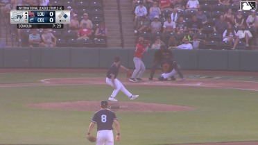 Dominic Pitelli doubles (5) on a line drive to left fielder Dayan Frias. Garrett Hampson scores. Dominic Pitelli to 3rd. Dominic Pitelli advances to 3rd, on a throwing error by shortstop Milan Tolentino.