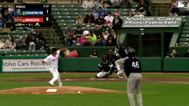 Payton Henry singles on a ground ball to left fielder Christian Franklin. Ernesto Martinez Jr. scores.