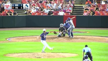 John Bay homers (11) on a fly ball to left center field. Yonatan Henriquez scores. Corey Collins scores.