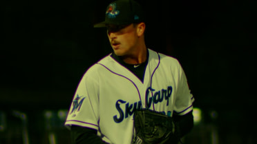 Emmett Olson equals a career high 10 strikeouts