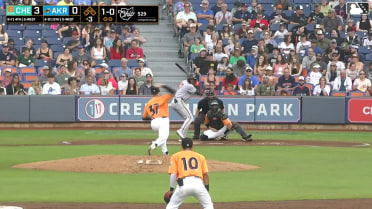 Thomas Sosa homers (8) on a fly ball to right center field.