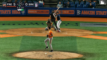 Colin Houck homers (8) on a fly ball to left center field.