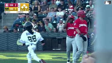 Jake Casey doubles (8) on a line drive to left fielder Damian Bravo. Jaxson West scores. Dariel Ramon scores. JoJo Parker to 3rd.