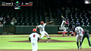 Eric Hartman homers (1) on a fly ball to right field. Isaiah Drake scores.