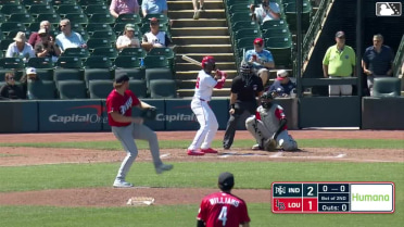 Ivan Johnson homers (7) on a fly ball to right center field.