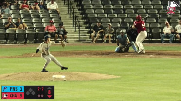 Ruben Ibarra homers (12) on a fly ball to left field.