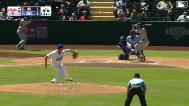 Kyle Hurt Ball to Justin Foscue