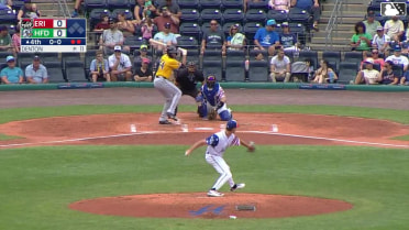 Thayron Liranzo homers (13) on a fly ball to left field.