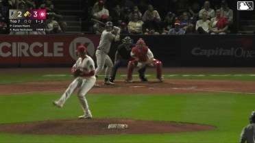 Carson Myers In play, run(s) to Ryan Nicholson
