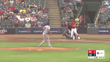Marte hits his first Triple-A hit for Louisville 