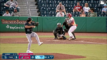 Matt Quintanar strikes out swinging.