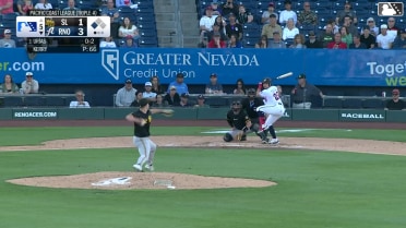 Luis Urías singles on a ground ball to left fielder Josh Lowe. Tim Tawa scores.