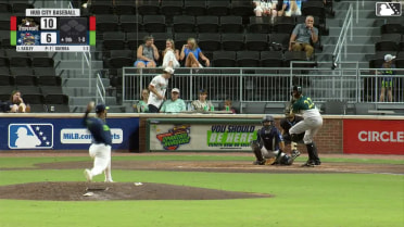 Mason Guerra homers (10) on a fly ball to center field.