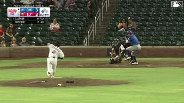 Austin Gauthier homers (6) on a line drive to right center field. James Tibbs III scores.