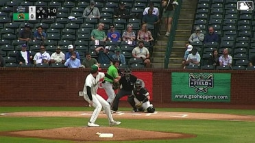 Rafe Perich homers (9) on a fly ball to left field.