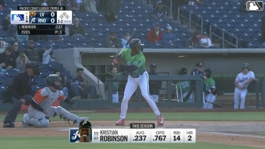 Joey Estes In play, no out to Kristian Robinson