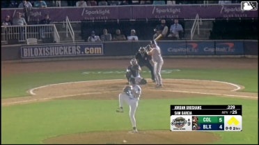 Adam Zebrowski singles on a ground ball to left fielder Mark Coley II. Kevin Kilpatrick Jr. scores. Lizandro Espinoza scores. Luke Waddell to 3rd.