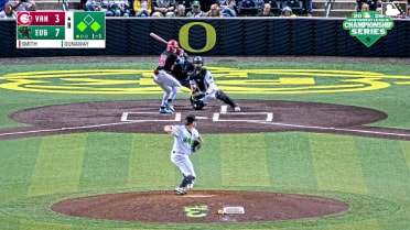 Austin Smith singles on a line drive to center fielder Jose Ortiz. Ryan Sprock scores. Jake Casey to 2nd.