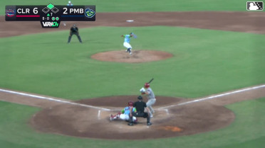 Juan Villavicencio homers (3) on a fly ball to right field. Nolan Beltran scores.