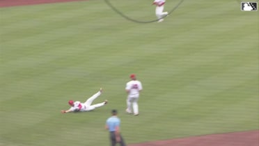 Levi Jordan's diving catch