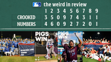 Here are the weirdest stats, plays from the final month of the MiLB season