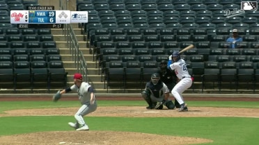 Sam Mongelli homers (2) on a line drive to right field.