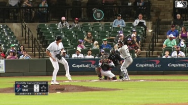 Patrick Wisdom homers (9) on a fly ball to right center field.