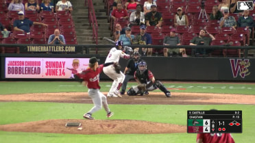 Luis Castillo singles on a ground ball to right fielder Samuel Munoz. Marco Dinges scores. Eric Bitonti to 2nd.