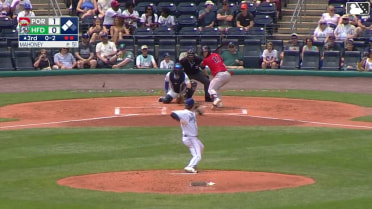Jack Mahoney Ball to Brooks Brannon