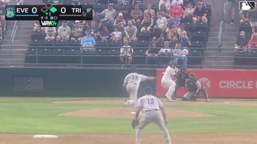 Peter Burns out on a sacrifice fly to center fielder Korbyn Dickerson. Kevyn Castillo scores. Slate Alford to 2nd.