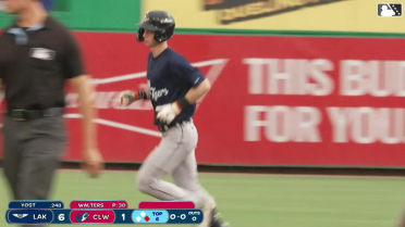 Jordan Yost's first pro home run
