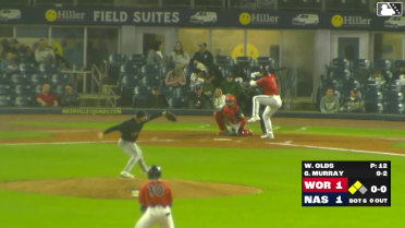 Ethan Murray out on a sacrifice fly to right fielder Allan Castro. Brock Wilken scores. Eddys Leonard to 3rd.