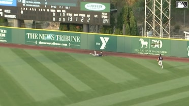 D-backs' Cristian Pache lays out to make diving catch