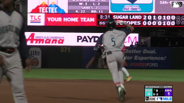Brice Matthews' solo home run