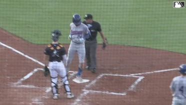 Kevin Alcántara's two-run home run