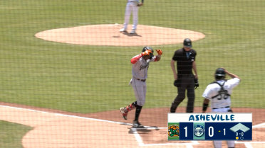 Yordany De Los Santos' four-hit, two home run game