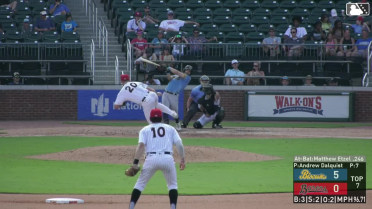 Andrew Dalquist strikes out Xavier Isaac