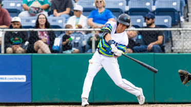 Carter Dorighi singles on a line drive to right fielder Cam Maldonado. Luis Suisbel scores.